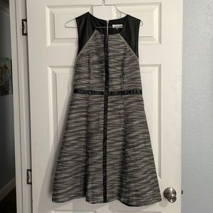 Black and white CK dress